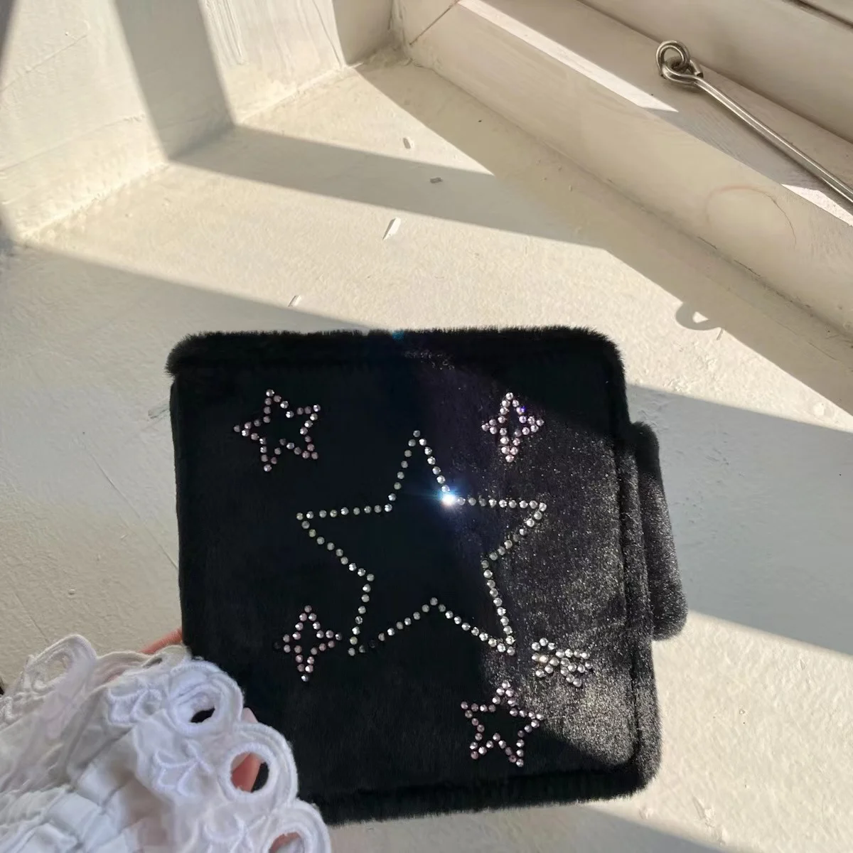 Original Design glittery Star plush Kpop Photocard Binder Collect Book Storage album Idol Photo Card Holder Photocards Album