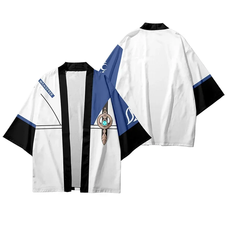 جينشين إمباكت بالاديير سكاراموش كوسبلاي واندرر بلايز تي وسراويل قصيرة زي كيمونو سترة قميص هاوري أوبي الملبس MN3