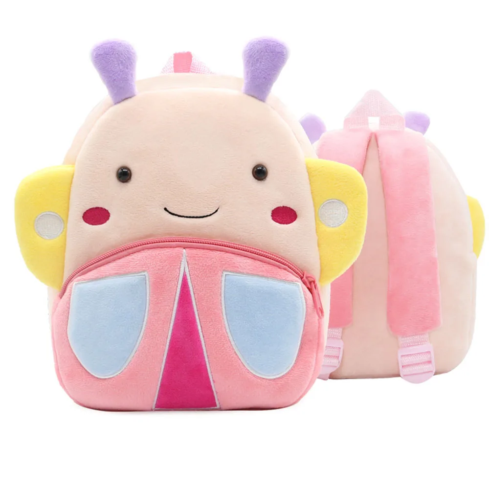 Cartoon Cute Plush Backpack Kids Unicorn Animal Bags Boy Girl School Backpack Outing Leisure Bag