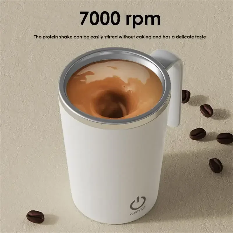 

Automatic Stirring Cup Mug Rechargeable Portable Coffee Electric Stirring Stainless Steel Rotating Magnetic Home Drinking Tools