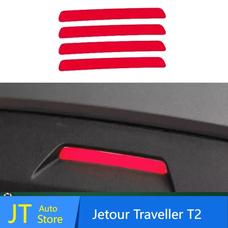 New！ Fit for Jetour Traveler T2 2023 Grille Letter Color Change Film Modification Car Wheel Eyebrow Light Color Change Accessori