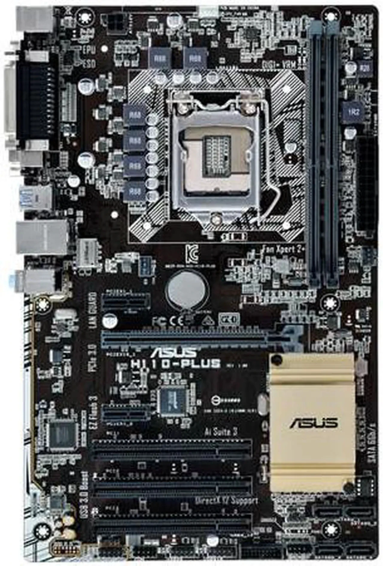 ASUS H110-PLUS Motherboard Intel H110 LGA 1151 Motherboard DDR4 32GB support i3-7100 i3-6100 i5-6400T i5-6600 i7-6700 i7-7700T - view 2