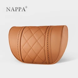 NAPPA Leather Car Seat Neck Support Pillow Universal Car Interior Lumbar Head Cushion Suitable For Mercedes-Benz Maybach S-Class