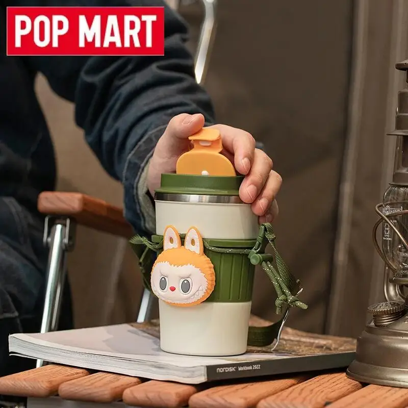 POP MART Labubu Fairy House Series Water Cup Figur Anime Koleksi Ornamen Hadiah Natal