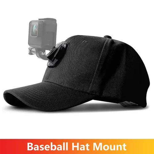 Gorra de béisbol con hebilla de liberación rápida para GoPro Hero 13, 12, 11, 10, 9, 8, 7, Insta360, SJCAM, AKASO, DJI, OSMO, accesorios para Cámara de Acción