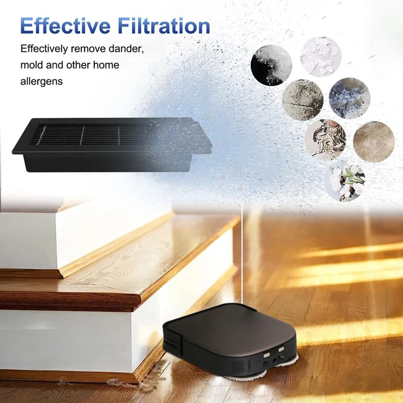 مجموعة ملحقات متوافقة مع ECOVACS DEEBOT ، مكنسة روبوت ، فرشاة رئيسية ، فرشاة جانبية ، فلاتر Hepa ، X2 ، Omni E ، X2 كومبو