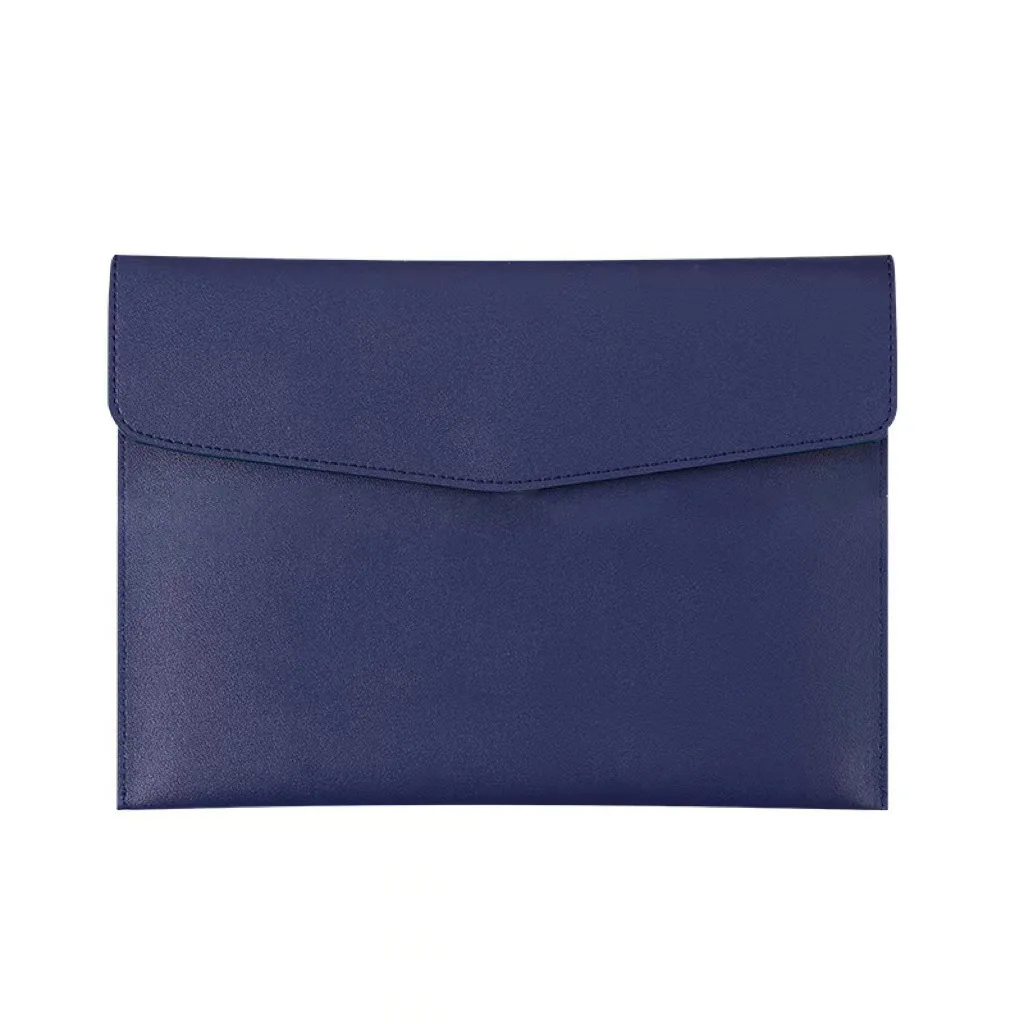 Leather Document Bag A4 Envelope Document Holder Quality PU Leather Document Pouch Femme Document Organizer File Bag