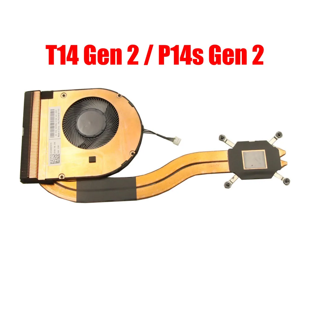 

Вентилятор процессора и радиатор для ноутбука Lenovo ThinkPad T14 Gen 2 P14s Gen 2 5H41B77188 5H41B77187, термомомодуль HT4B5 UMA, новый