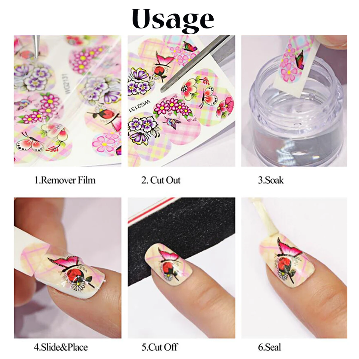 12 قطعة عيد الميلاد احتفالي مسمار الفن ملصقات لطيف الكرتون ثلج سانتا كلوز الجوارب أجراس الثلج البطاريق نقل المياه المنزلق #6