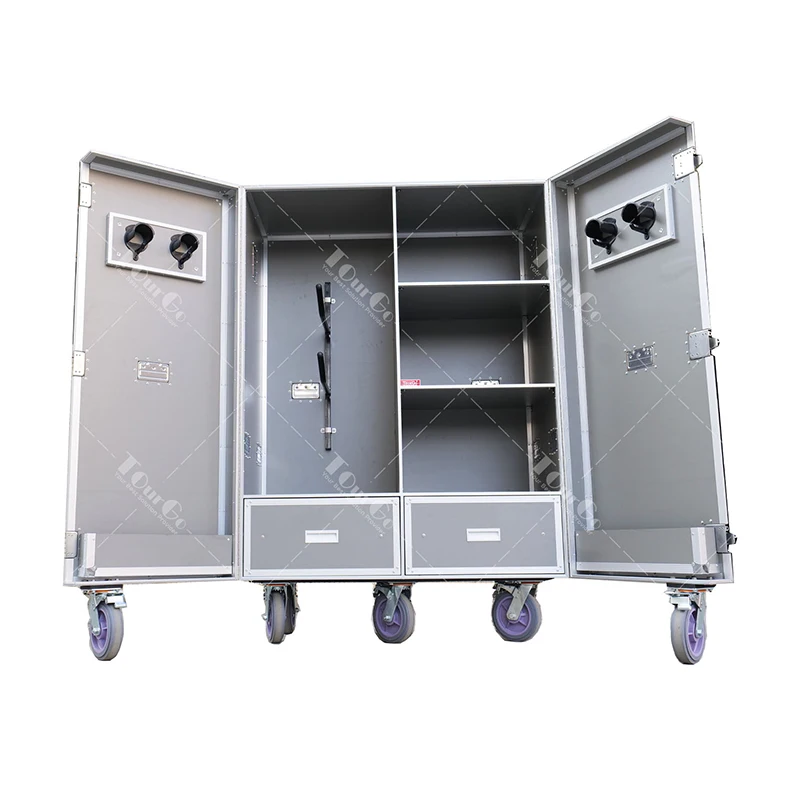 

Grey Horse Equipment Case Equestrian Tack Locker 6 Saddles or 3 Saddles Storage Flight Case