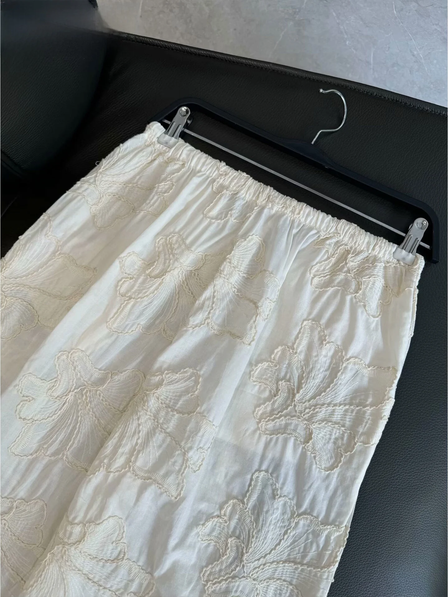 ZAPRHA 2025 New Embroidered Spwear Sle Casual Loose Women's Pants Draped Lazy Faion High Waist Wide Leg Long Summer