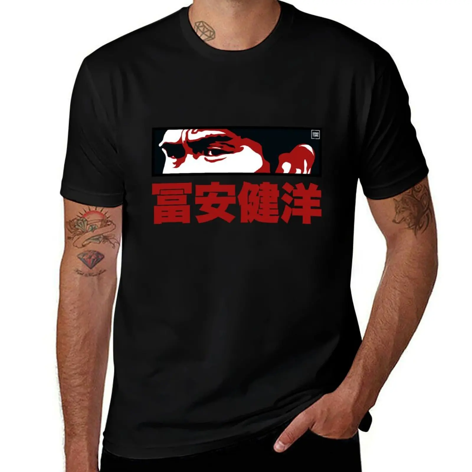 Camiseta Takehiro Death Stare, camiseta para hombre, camisetas gráficas de algodón de alta calidad para hombre, camiseta de lujo
