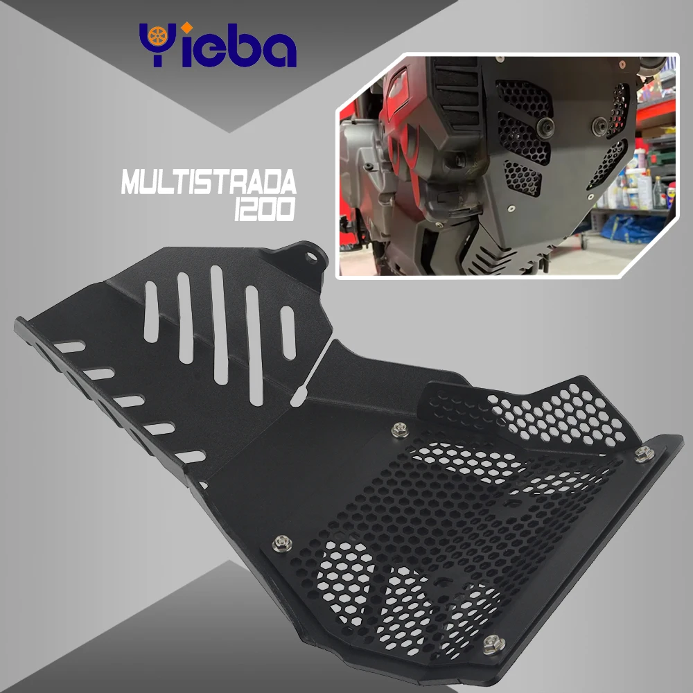 

For Ducati Multistrada 1200 S D Air Pikes Peak Motorcycle Accessories CNC Engine Guard Engine Housing Protection Multistrada1200