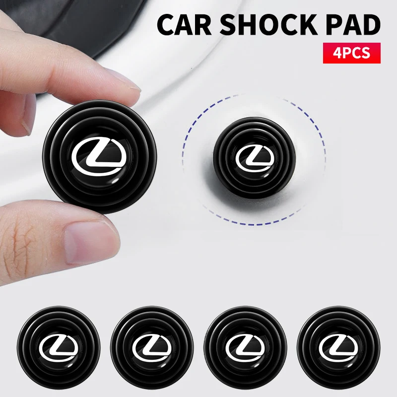 

1/2/4Pcs Car Door Anti-Collision Silicone Pads For Lexus F SPORT IS250 IS200 CT200h GS300 LS430 RX450h LX570 IS300 Accessories