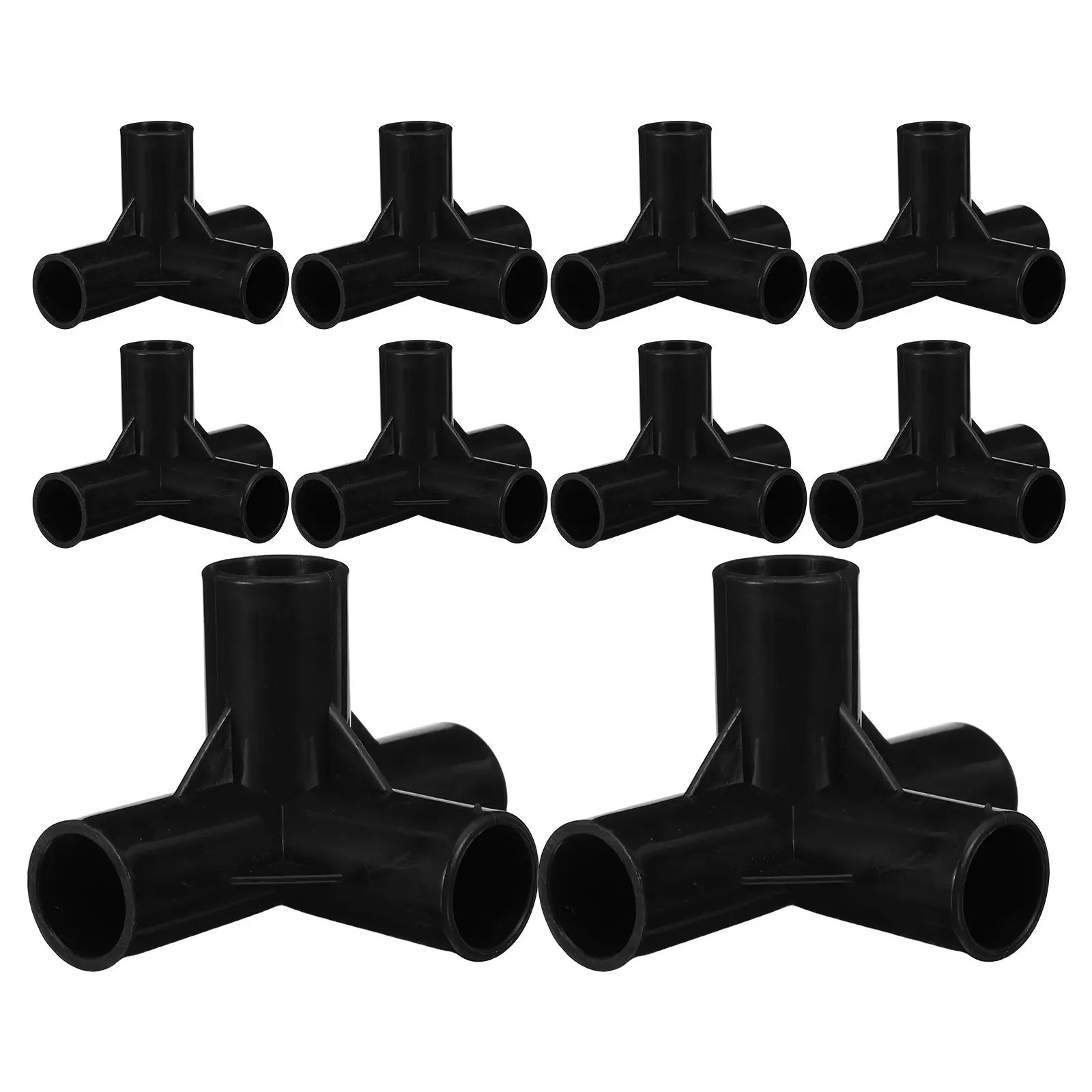 10Pcs Wardrobe Frame Connectors 16Mm Heavy Duty Plastic Cross Joints Closet Organizer Shelf Joints for Portable Closet Repair
