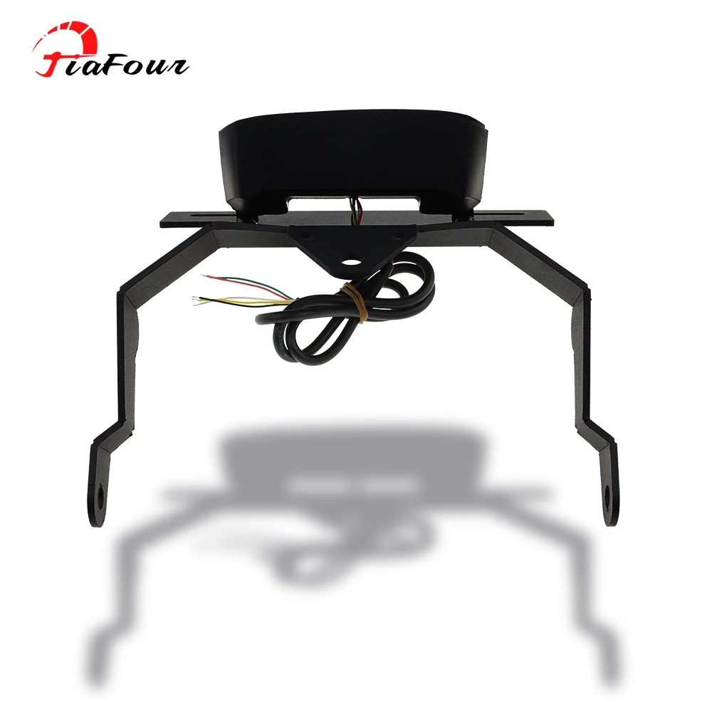FIT For VULCAN S 650 Vulcan Cafe Fender Eliminator Registration License Plate Holder LED Tail Light Turn signal Lamp