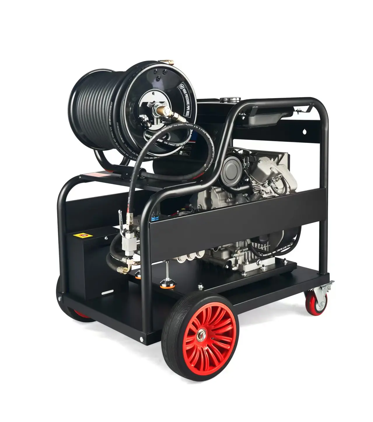 2.2KW Variable Frequency Large Flow  Sewer Pipe Unclogging Machine 6.3 Inches Pipeline Dredging High Pressure Cleaner