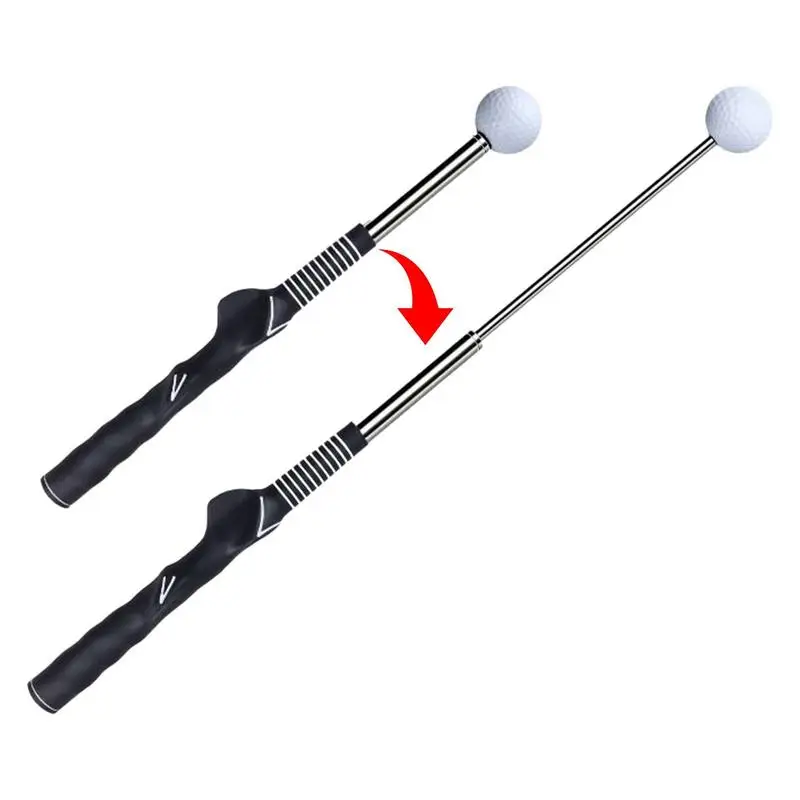 Golf Swing Practice Stick Telescopic Golf Swing Trainer Golf Swing Master Training Aid Posture Corrector Practice Golf Exercise