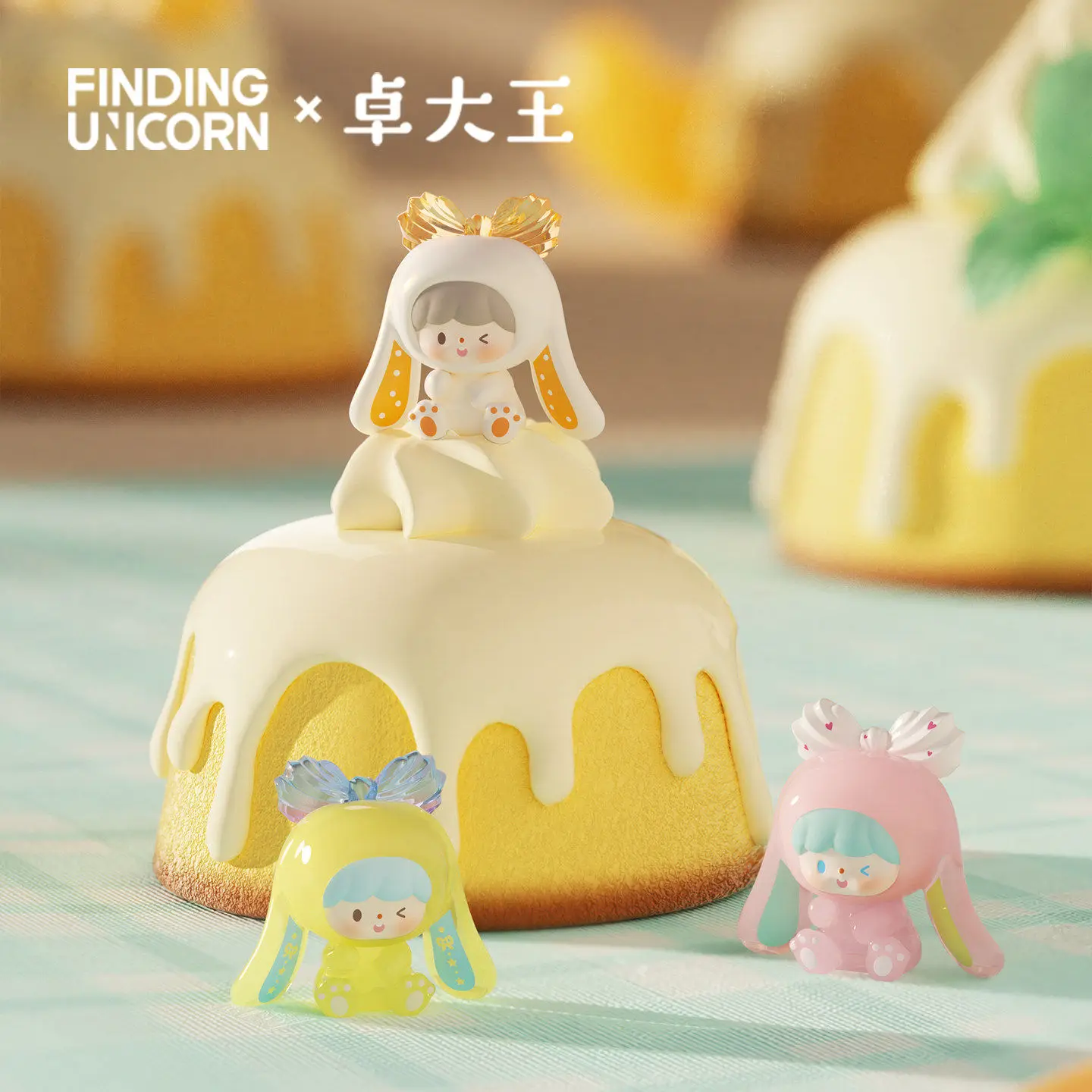 Finding Unicorn Zzoton Blind Box Sweet Cream Series Trendy Collectible Toy Cute Mini Figurine Desktop Ornament Customized - view 5