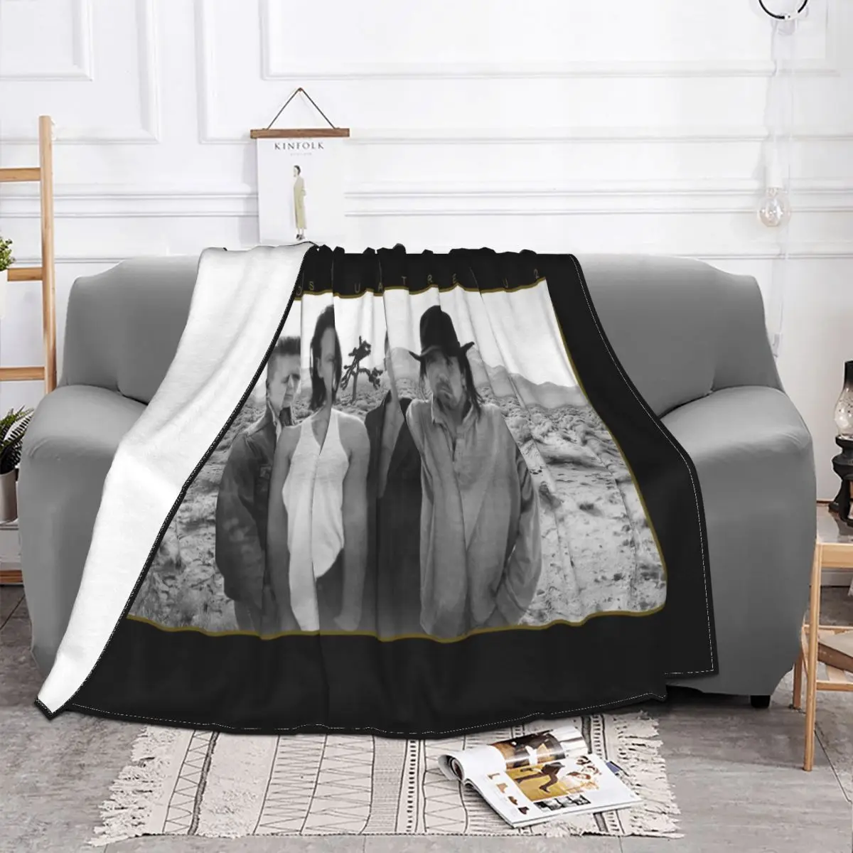 U2 The Joshua Tree Tour White Atmungsaktives Extra Large Live Nation New With Tags Women Men Pi Throw Blanket