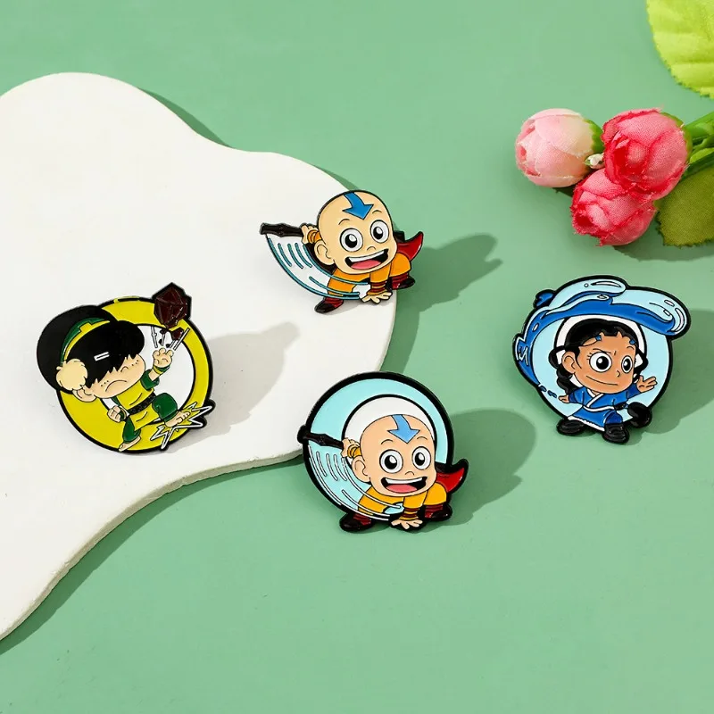 Anime Avatar: The Last Airbender Metal Enamel Pin Badge Brooch Pine Backpack Bag Collar Lapel Pin Jewelry Gift Gift for Children