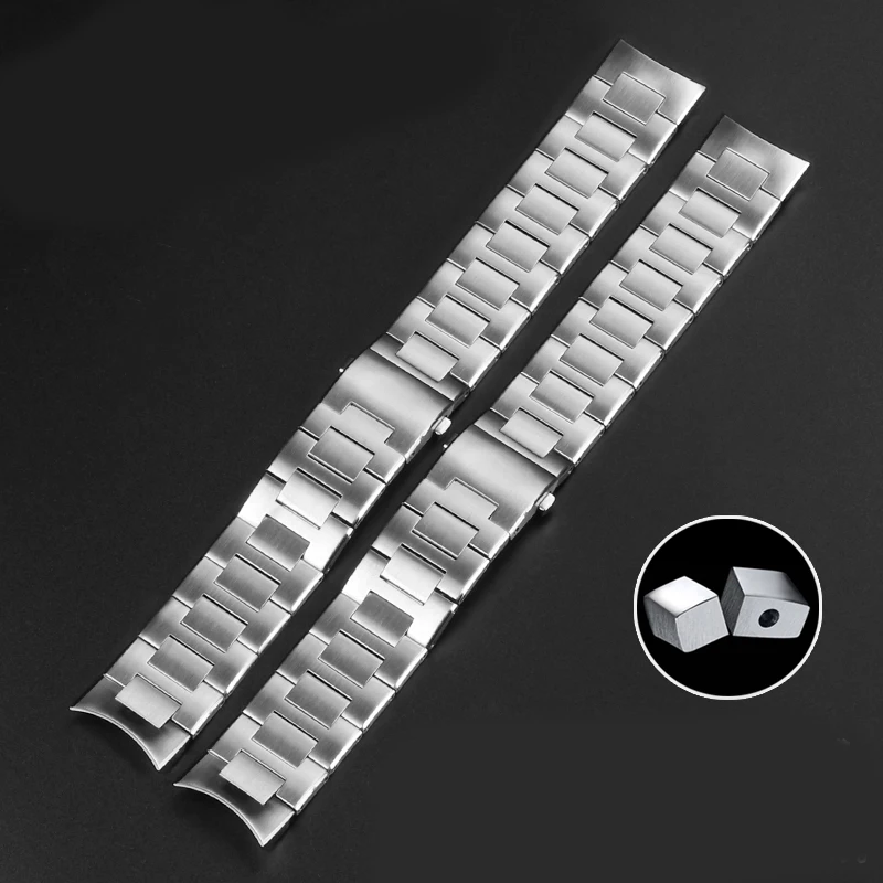 For IWC IW376805 IW329001 Aquatimer Family Men\'s Watch Band Arc mouth Precision Steel Watch Chain 22mm Quick Disconnect Bracelet