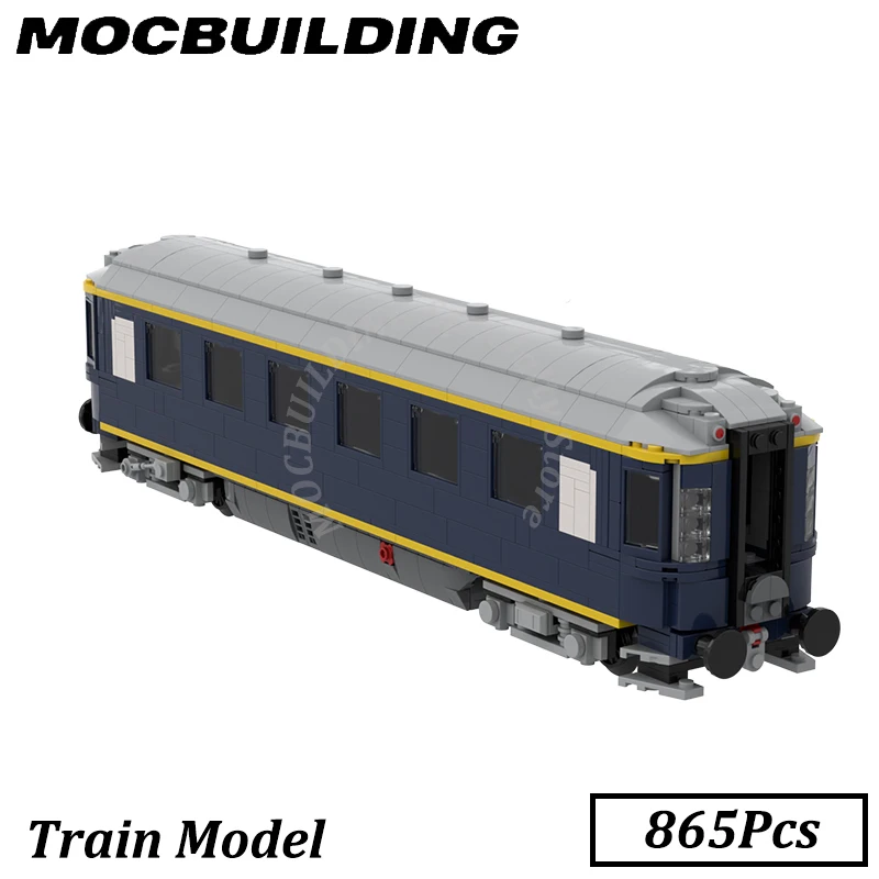 Car Train Model Railway Accessories MOC Building Blocks Brick Toys Display Construction Gift Christmas