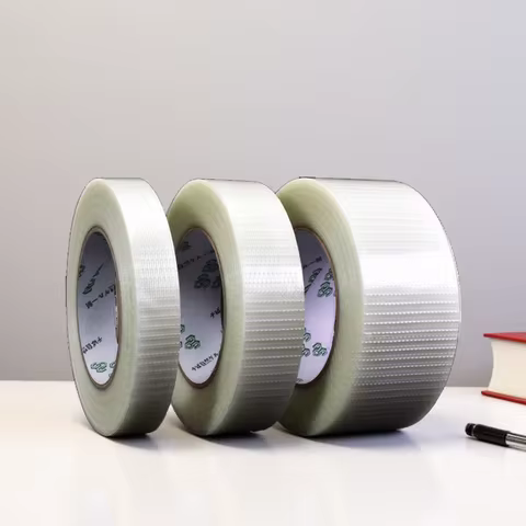 YX 25M Grid Fiber Tape DIY Model Super Strong Mesh Adhesive Tape Single Sided Tape For Mold Home Appliance Bundled Fixed