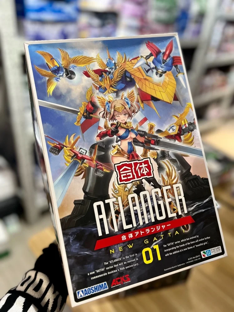 GATTAI Atlanger 애니메이션 액션 피규어 조립 모델 장난감, 정품 모바일 세트 소녀, 소장용 모델 장식품, 어린이 선물