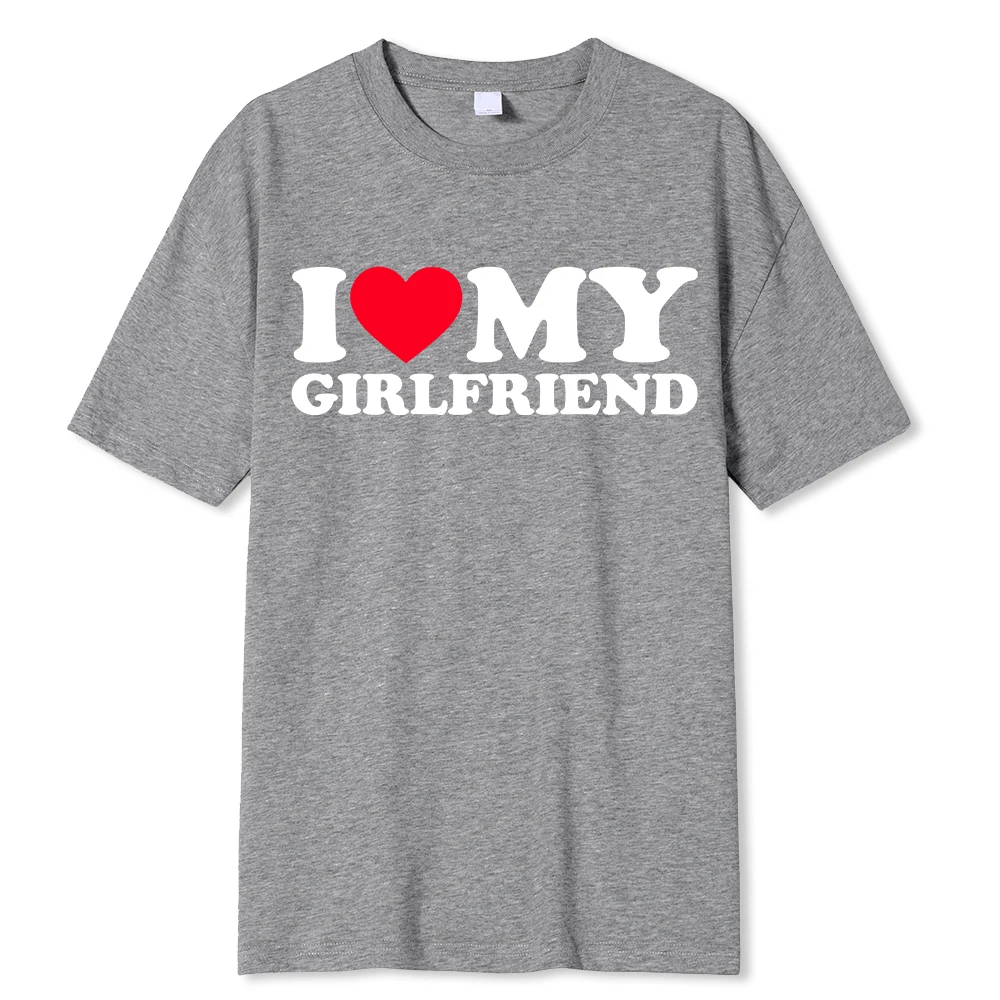 I Love My Boyfriend Clothes I Love My Girlfriend T Shirt Men So Please Stay Away From Me Funny BF GF Saying Quote Gift Tee Tops view 5
