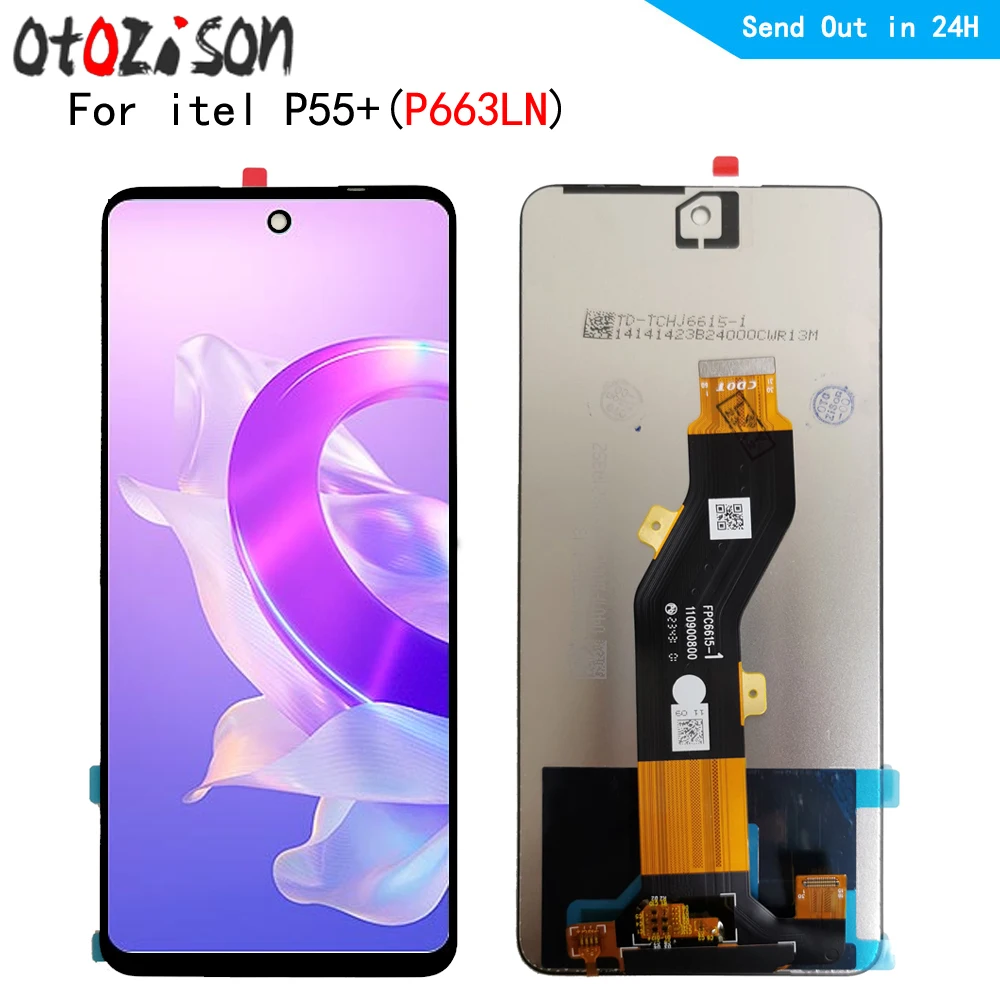 

P663LN ЖК-дисплей 6,6 дюймов IPS для itel P55 + P663LN ЖК-дисплей, сенсорная панель экран дигитайзер с рамкой в сборе для itel P55 +