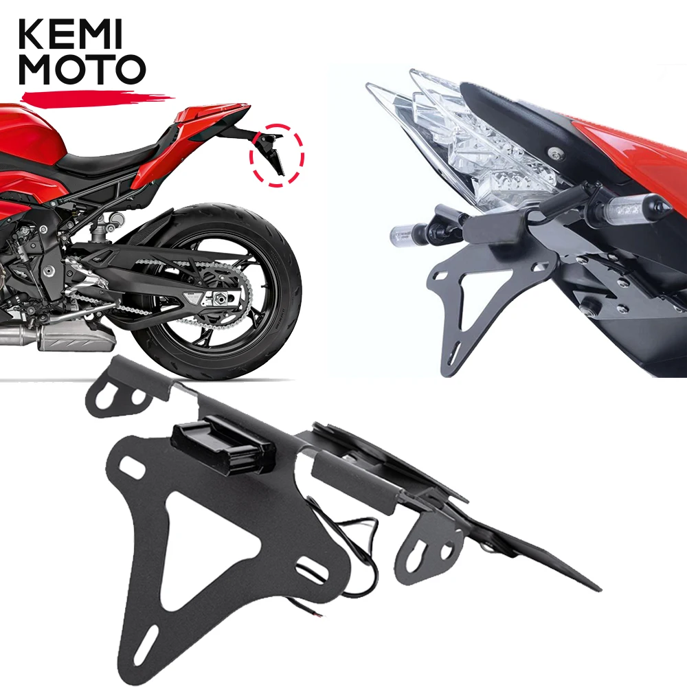 

For BMW S1000RR S1000R HP4 2011-2016 License Plate Holder Attachable LED Light Motorcycle Accessories Equipments Parts S 1000 RR