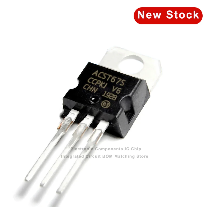 오리지널 ACST67S TO-220 ACST67 ACST6-7ST TO220 ACST67ST, 10 개
