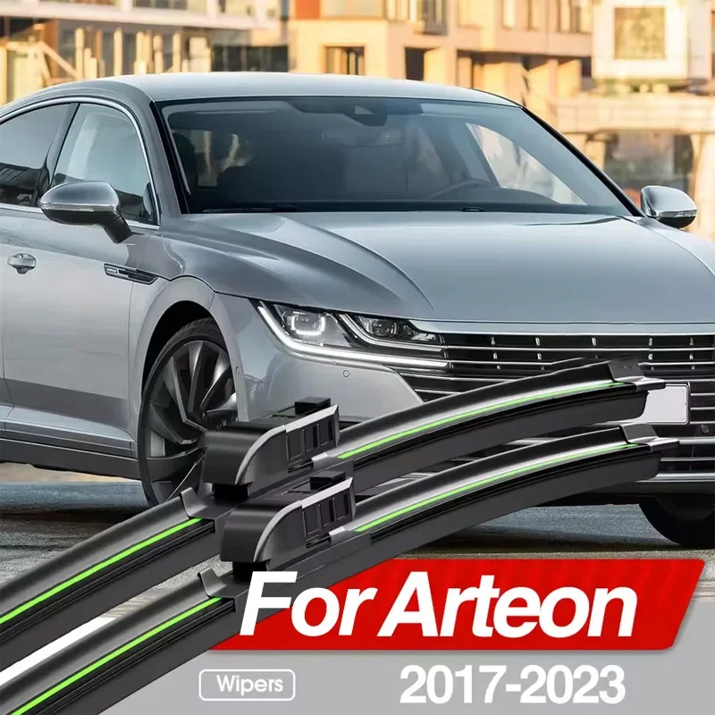 For Volkswagen VW Arteon 2017-2023 Front Windshield Wiper Blades 2pcs Windscreen Window Accessories 2018 2019 2020 2021 2022