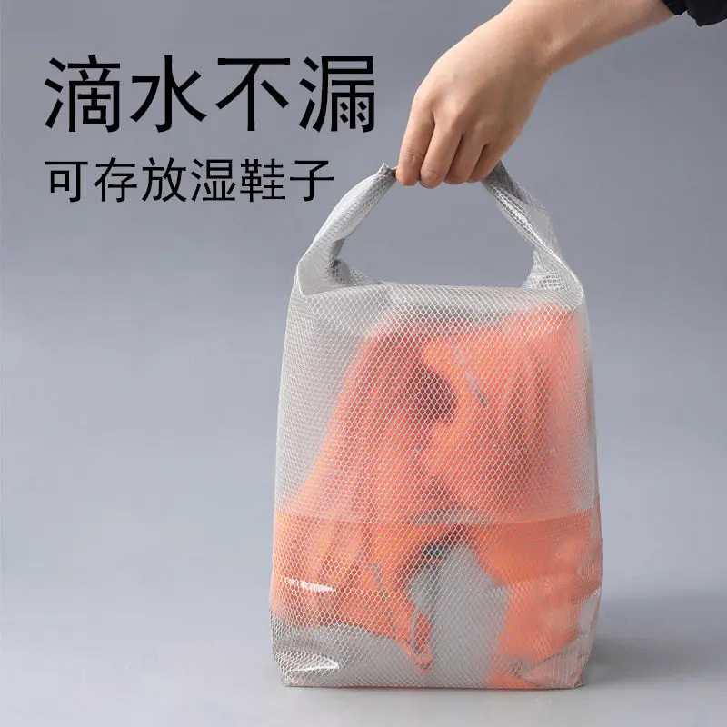 Waterproof wet shoe storage bag travel size slipper storage bag