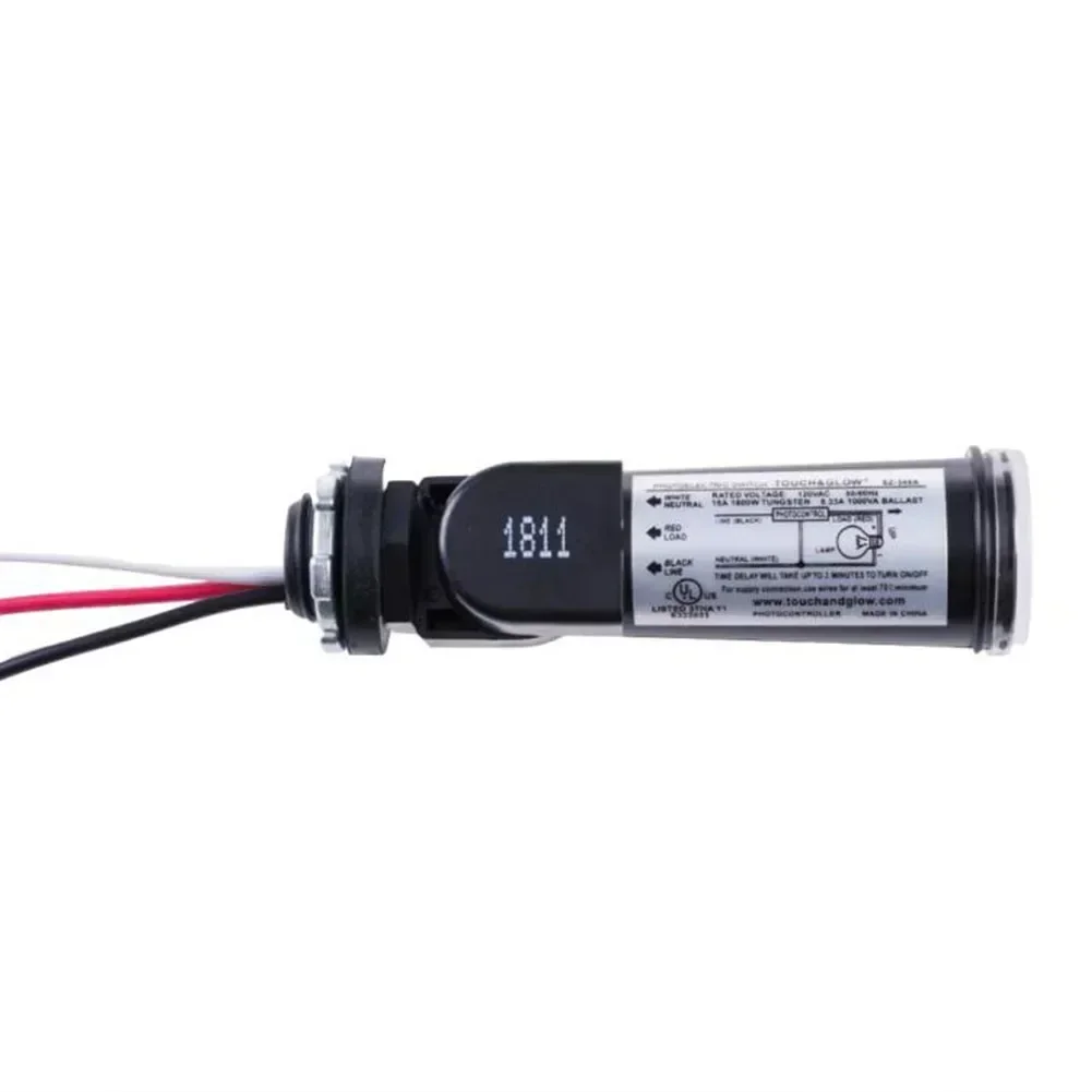 Control Photocell Sensor 120V LED Dusk To Dawn Outdoor Swivel Photo Cell Light 1800W 5.9 Inches Thermal Switch Electrical Supply