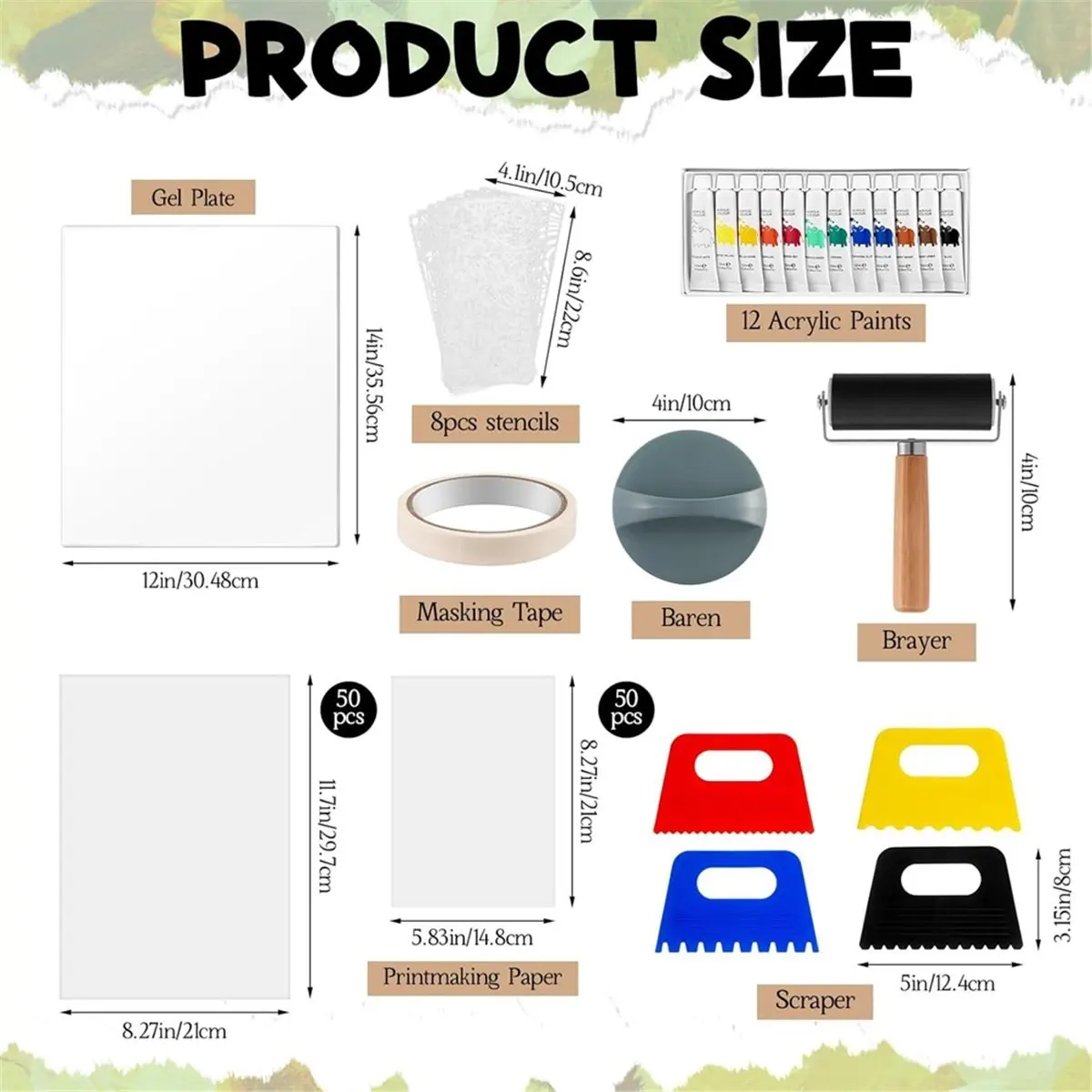 a26m-kit-piastra-per-stampa-in-gel-12''-x-14''-brayer-carta-per-stampa-vernice-acrilica-strumento-raschietto-per-arte-a-tecnica-mista-creazione-di-biglietti