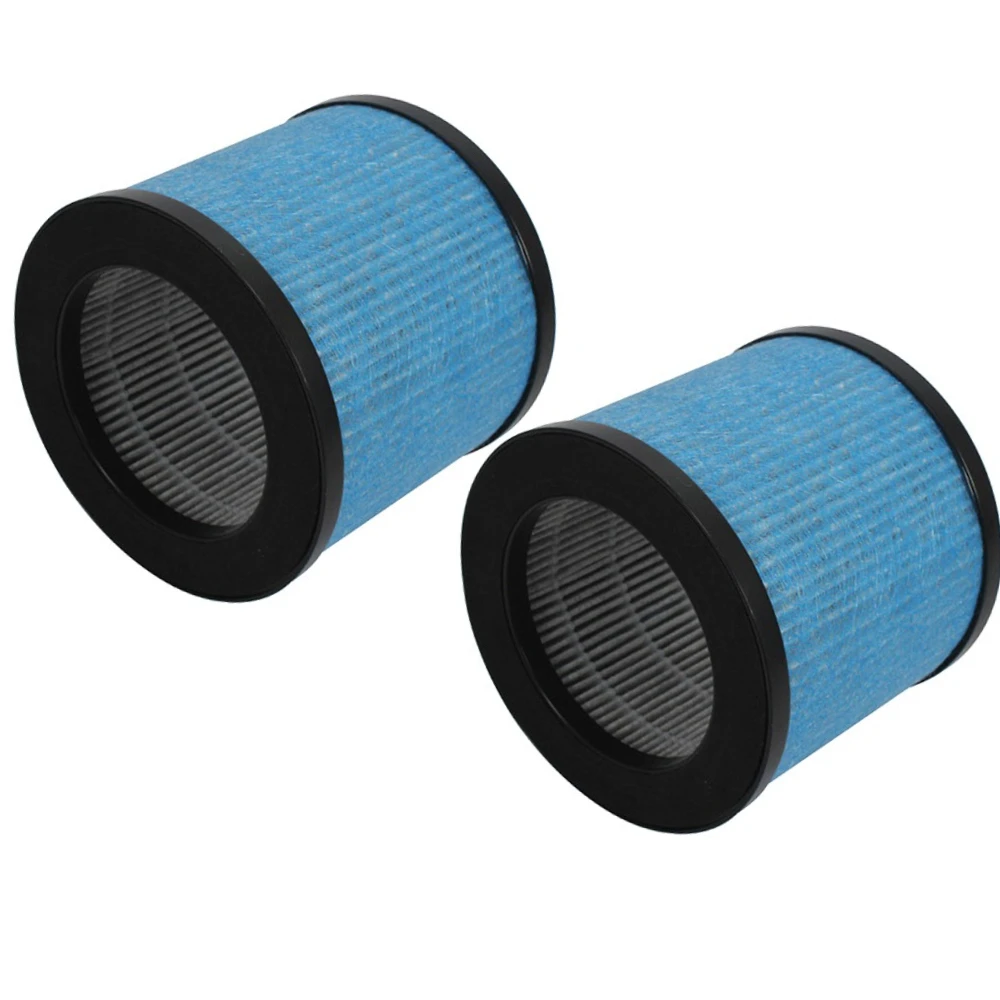 Three in one H13 genuine HEPA filter replacement part for TOPPIN TPAP002 HEPA air purifier Comfy Air C1,part TPFF002,2-piece set