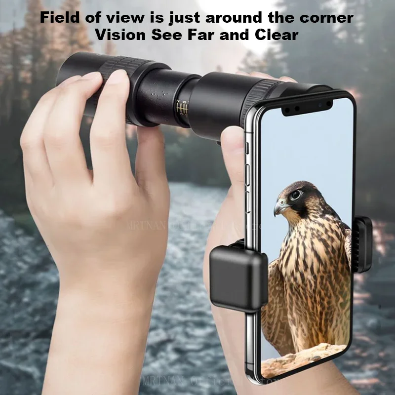 10-300X HD Zoom Powerful Binoculars Long Range Professional Monocular Telescope High Quality BAK4-Prisms Portable for Camping