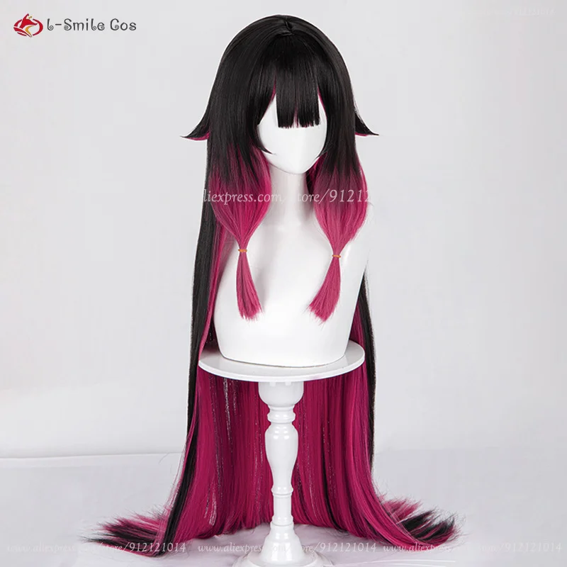 High Quality Columbina Cosplay Wig Fatui Damselette Colombina Cosplay Anime Wigs Heat Resistant Synthetic Hair + Wig Cap