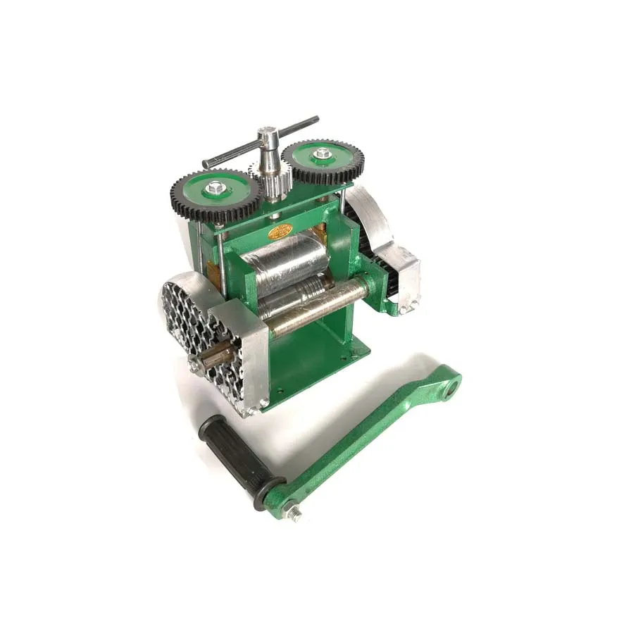 Hajet Good Quality Jewelry Making Machines Half Round Square Wire Flat Sheet Manual Combination Rolling Mill Machines