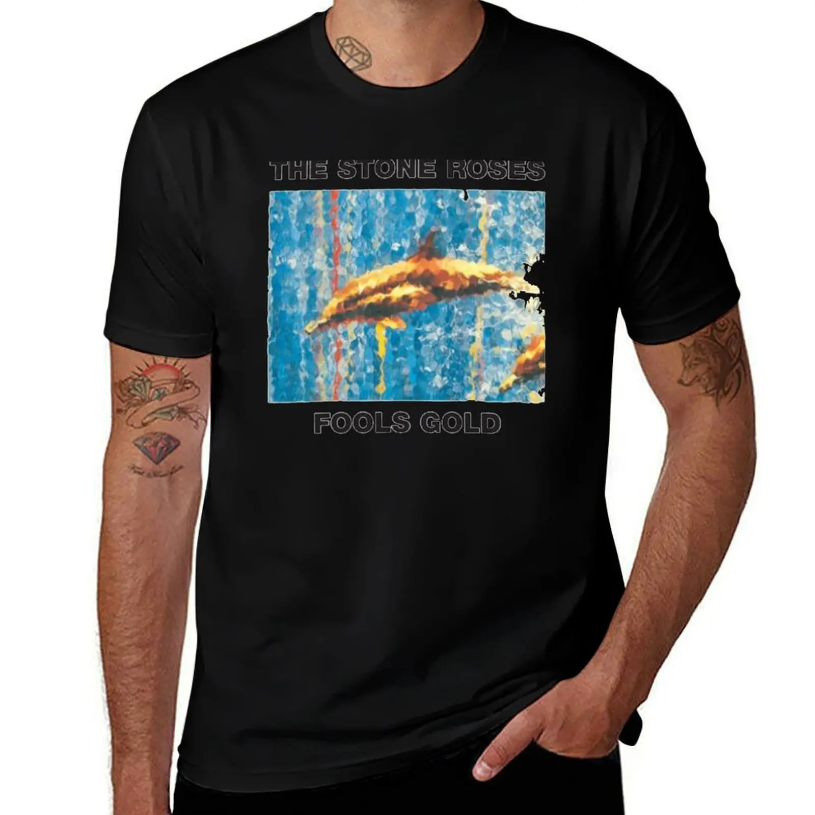the stones fools gold T-Shirt Large Size Breathable Tee T-Shirt