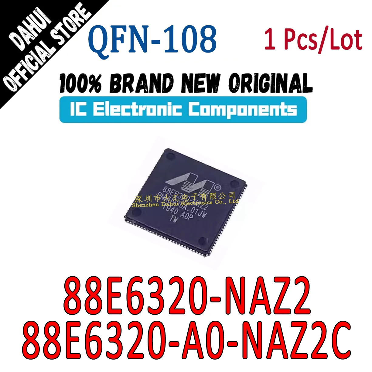 

88E6320-NAZ2 88E6320-A0-NAZ2C000 QFN-108 Ethernet chip IC new original