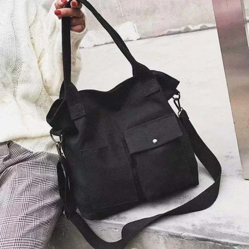 سنوبيس حقائب من القماش الكرتون لطيف الطلاب حقيبة يد حقيبة كتف الموضة سعة كبيرة للمتسوقين حمل عادية أنثى عبر الجسم هدية #3