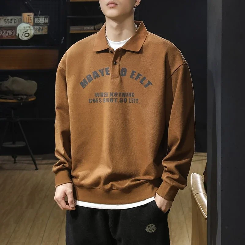 

Sweatshirts for Men Winter Man Pullover Printing Oversize Streetwear High Quality Cheap One Piece New In 90s Vintage Luxury S