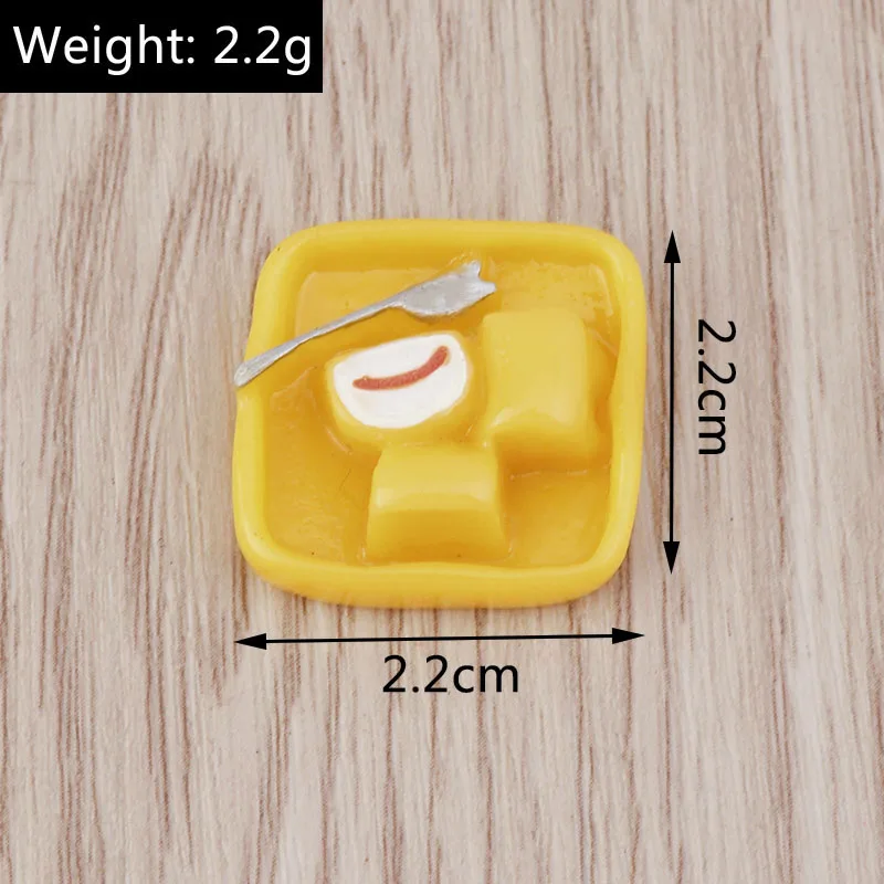 Tusember 10 Stück/Set Niedliche Kawaii Lebensmittel-Anhänger Eier Kuchen Eiscreme Flache Anhänger für Schmuckherstellung Ohrringe Halsketten Zubehör – Detail 5