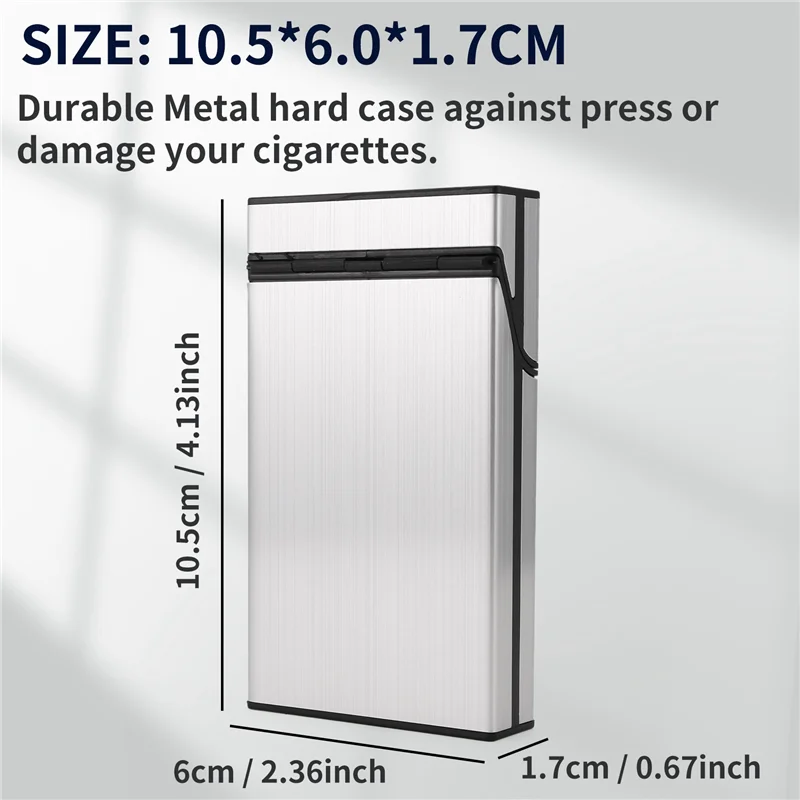 Aa63 quente novo ultra fino moda tubos personalidade criativa caixa de cigarro de metal fino caixa de presente feminino titular de cigarro