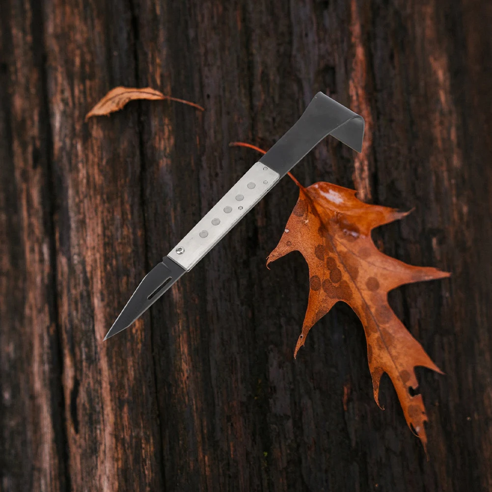 

2Pcs Bark Scraper Stainless Steel Gardening Tool Tree Carving Log Stripper MultiPurpose Bark Stripping Tool