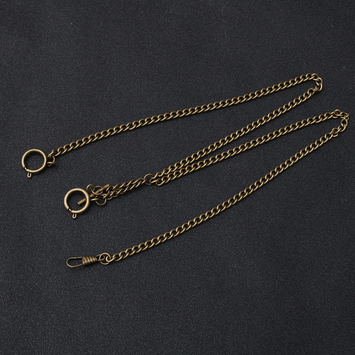 

Bronze 44Cm Premium Metal Pocket Watch Chain Heavy Duty Claw Closure Retro Style Decoration Bronze Watch Chain