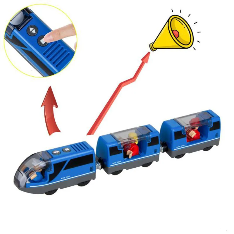 2025, lustiges elektrisches Zugspielzeug-Set für Kinder, Zug-Druckguss-Schlitzspielzeug, passend für Standard-Holz-Zuggleis, Eisenbahn, Geschenk für Kinder